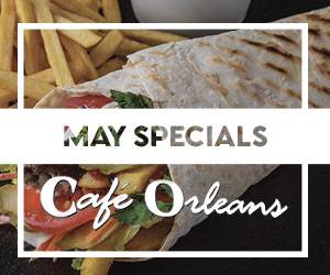May Specials - Cafe Orleans