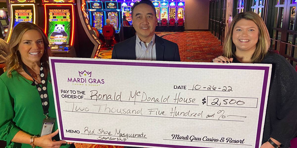Mardi Gras Casino & Resort’s Giving Back to the Ronald McDonald House