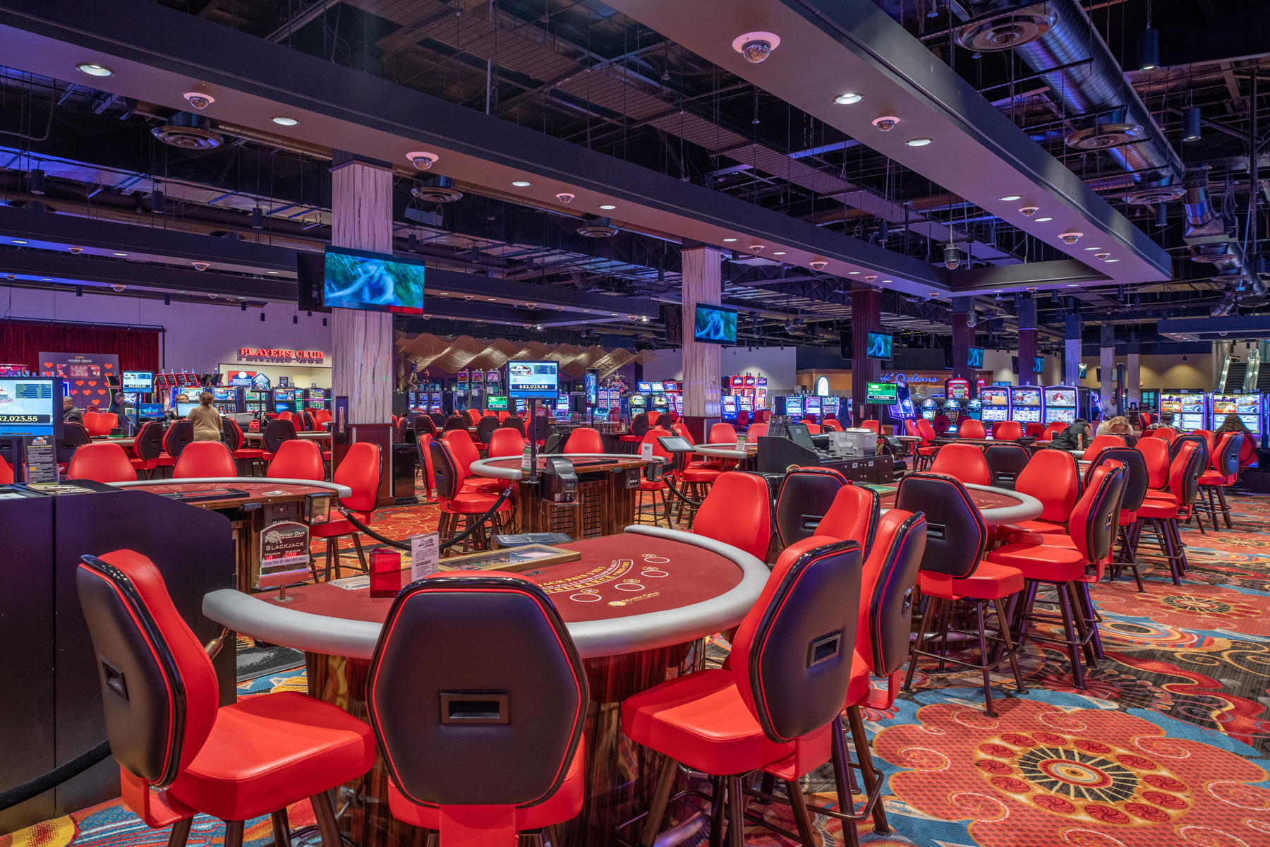 Table Games - Another view of game tables in the casino