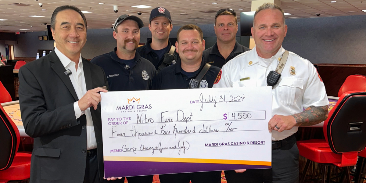 Community - Check for Nitro Fire Dept for the sum of $4,500